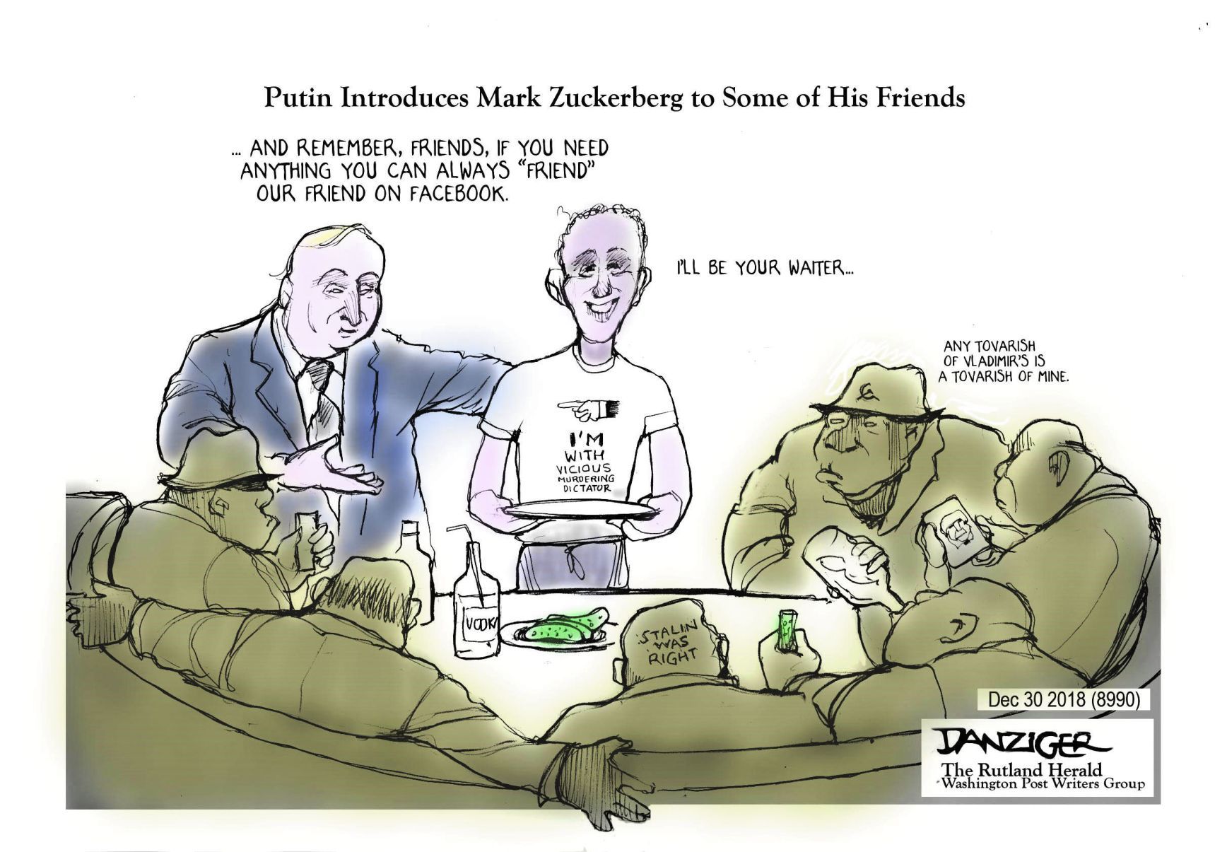 Jeff Danziger cartoon